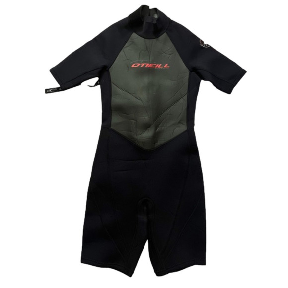 O'Neill Hammer 2:1 Junior Youth Black Shorty Spring Surf Wetsuit Size 14 - Picture 1 of 9